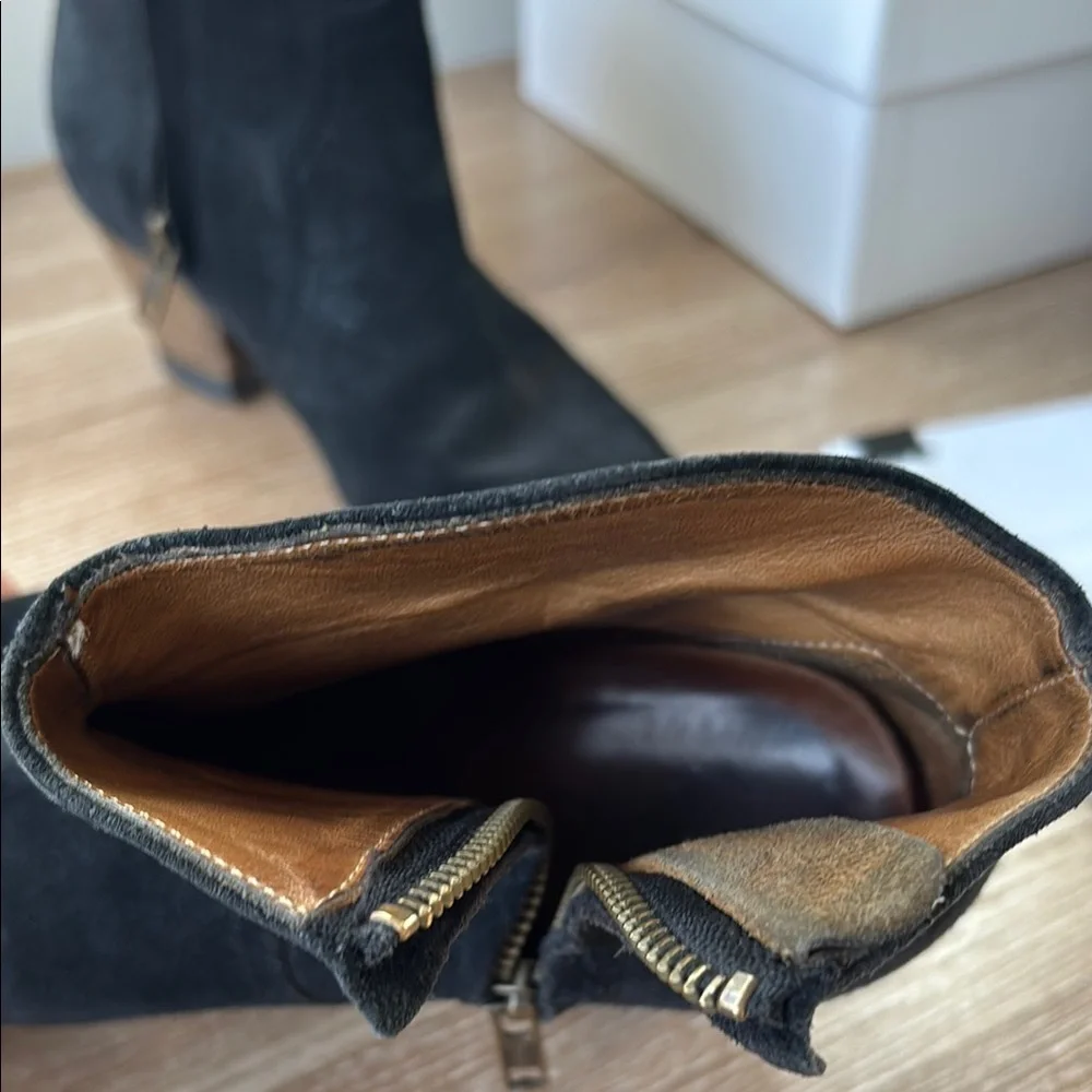 Isabel Marant Women's Black Suede Ankle Boots - Picture 11 of 11